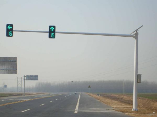 甘肅張掖市交通信號(hào)燈工程案例